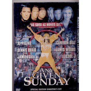 ANY GIVEN SUNDAY, SPEC ED DIRECTOR'S CUT PACINO QUAID FOXX DIAZ LL COOL J